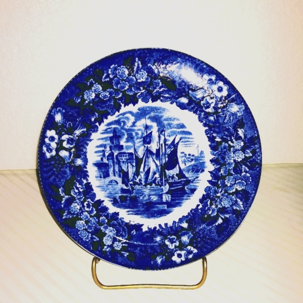 Wedgewood Flow Blue Decorative Plate